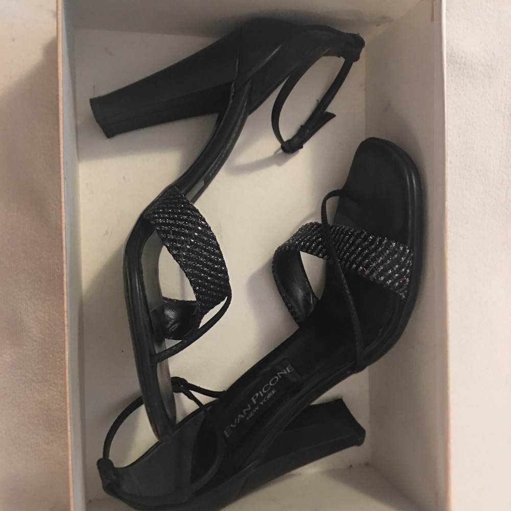 Vintage Evan-Picone dressy square toed sandals